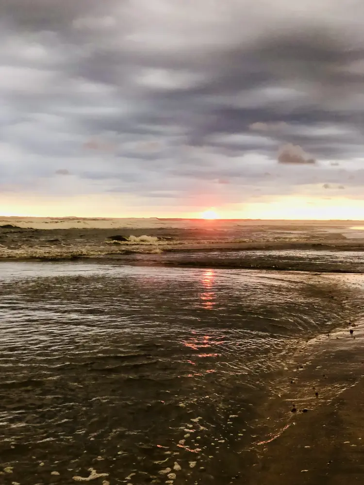 A stormy sunset
