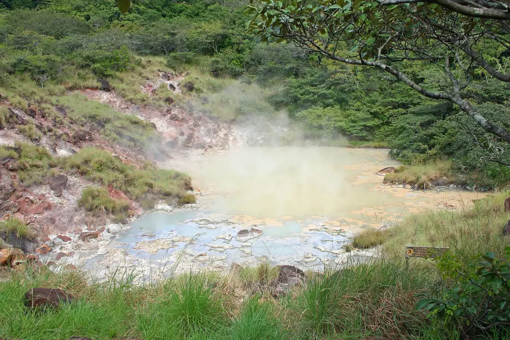 Sources thermales au parc national Rincón de la Vieja, Guanacaste